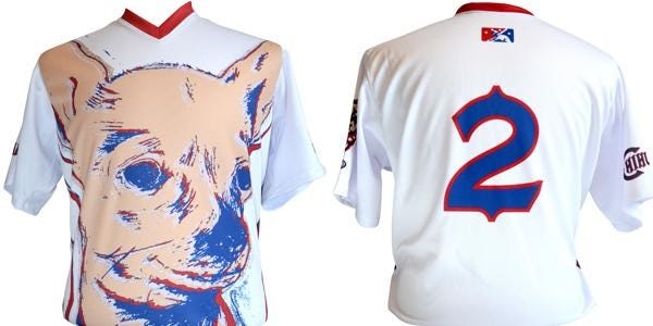 chihuahua baseball jersey